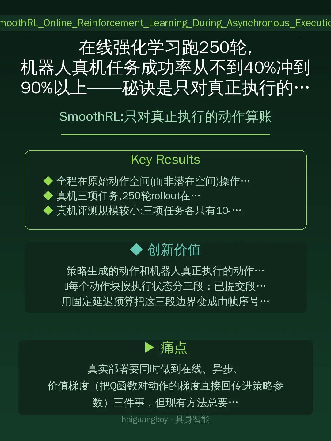 SmoothRL:只对真正执行的动作算账